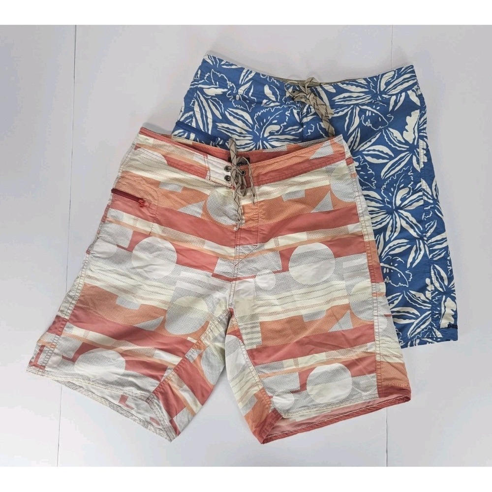 Patagonia Men's Nylon Board Shorts Sz 33 -Lot of 2-